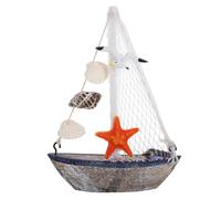 TOKIDNY Miniature Sailboat Model Versatile Application with Realistic Detailing Wooden and Mediterranean Charm, Nautical Sailboat Decor with Calming Effect for Home Office Or Study