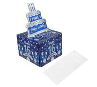 TOKIDNY Money Pulling Cake Accessories Money Box for Cash Birthday Box Paper Pvc Good Practicability Can Directly Contact Cake for Birthday Parties