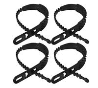 TOKIDNY Motorcycle Nylon Tire Chains 4Pcs for Snow and Ice Winter Use Compatible Electric Scooters and Two-Wheeled Vehicles