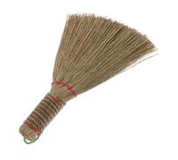 TOKIDNY Natural Corn Broom with Handle Grass Whisk Broom Broomstick Floor Cleaning Sweeping Hand Brush for Sweeping Floors Furniture