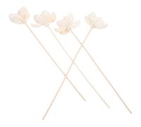 TOKIDNY Natural Handmade Lotus Floral Aromatherapy Diffuser Flowers, 4Pcs Set for Home and Study Essential Oil Scented Decor