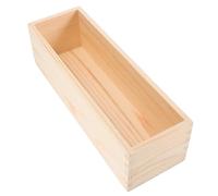 TOKIDNY Pine Wood Storage Case and Utensils Organizer for Kitchen Drawers, Elegant and Stylish Flatware Organizer Tray for Home Decor and Bathroom, Efficient Cutlery and Cosmetics Storage