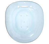 TOKIDNY Plastic Sitz Bath Basin Toilet Sitz Bath Basin Ergonomic Design Easy to Wash Thickened Pet Material Creative Practical Household Use for Women Elderly