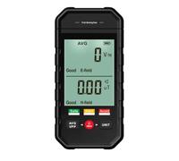 TOKIDNY Portable Emf Meter Plastic Material Digital Radiation Detector with Three Colour Light Indication Suitable for Indoor and Outdoor Use, for Microwave Oven and Tower Testing