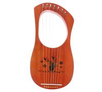 TOKIDNY Portable Lyre Harp for Beginners Natural Harp Musical Instrument with Tuning Rod for Adults Learning Stringed Instruments