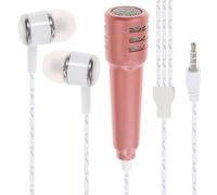 TOKIDNY Portable Mini Microphone for Tablets and Laptops with Aluminium Alloy Body, Super Light Weight