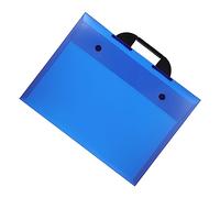 TOKIDNY Portable Picture Album Folder Button Design for Art Portfolio Poster Storage Bag Handheld Artwork Bag for Presentation and Display