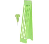 TOKIDNY Portable Plastic Braille Writing Plate for Blind with 4 Lines and 28 Cells, Simple Structure Braille Board and Stylus Set for Easy Learning and Writing