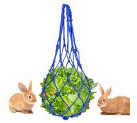 TOKIDNY Practical Livestock Food Feeder Mesh Bag with Braided Rope Design, Sturdy Nylon Mesh Poultry Hanging Feeder for Daily Use, Not Easy to Deform, Suitable for Farm Feeding