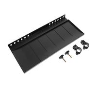 TOKIDNY Professional Black Plastic Easel Tray Replacement Shelf, Detachable Large Paints Storage Plate for Tripod Art Easel, Convenient Painting Tools Holder for Plein Air and Studio Use