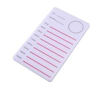TOKIDNY Professional Eyelash Extension Pallet Lightweight Acrylic Lash Grafting Tray with Dual-Color Design Portable Lash Holder for Salon and Travel Use