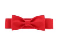 TOKIDNY Red Cotton Canvas Dog Bow Tie Collar Lightweight Decorative Puppy Tie for Cats and Dogs for Parties Photos Birthdays and Weddings