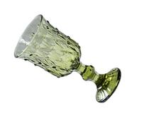 TOKIDNY Red Wine Glass Cup Drinking Wine Goblet 200ml Glass Embossed Design Elegant Practical Home Banquet Use Random Color