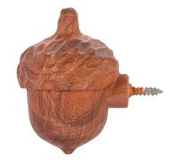 TOKIDNY Resin Acorn Design Wall Hanger Antler-Style Coat Hook Resin Clothes Rack for Home Organization and Decoration Stable Wall Mounted Hook for Coats Hats Towels and Bags