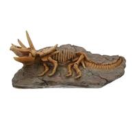 TOKIDNY Resin Dinosaur Model Chic Wall Pendant Brown Decorative Home Hanging Adorn for Bedroom Living Indoor Spaces