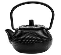 TOKIDNY Retro Mini Cast Iron Teapot Decorative Desktop Kettle for Home Office Tearoom Traditional Handcrafted Miniature Tea Kettle Ornament Vintage-Style Shelf and Cabinet Adornment