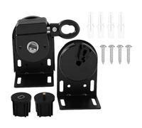 TOKIDNY Roller Blinds Fixed Bracket, Black Plastic Metal Replacement | Wear Resistant Mounting Part, Easy Installation, Manual Control System, for Restaurants and Homes