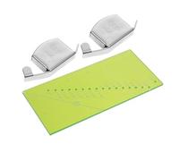 TOKIDNY Seam Allowance Ruler with Perforated Fabric Measuring Tool for Quilting and Patchwork DIY Sewing Lightweight Durable Material Includes Line for Accurate Seam and Trimming