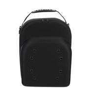 TOKIDNY Shockproof EVA Hat Storage Box for Baseball Caps Portable Travel Hat Carrier Case with Thickened Compressive Protection Smooth Zipper Design Black Organizer for Secure Cap Storage