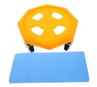 TOKIDNY Silent Ab Roller with Rebound Function Quiet Core Strengthening Exercise Wheel for Abs and Balance Training Includes Knee Mat for Home Workout Fitness