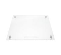 TOKIDNY Sliding Tray for Coffee Maker 13" Acrylic Appliance Slider with Silent Rubber Wheels Counter Wheeled Tray for Kitchen Coffee Machine Storage and Easy Moving