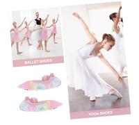 TOKIDNY Slip Ballet Shoes for Preschoolers Breathable Lightweight Dance Slippers with Soft Sole for Ballet Yoga and Stage Performance Comfortable Fit for Natural Foot Movement Gradient