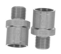 TOKIDNY Stainless Steel Bike Pedal Extenders Adapter to Conversion Kit for Road Bikes Pedal Crank Converter Cycling Accessories Compatible with Multiple