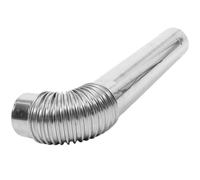 TOKIDNY Stainless Steel Chimney Exhaust Pipe Metal Fire Stove Flue Rustproof Easy Installation Silver for Home Heating Fireplace Boiler