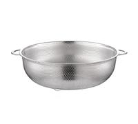 TOKIDNY Stainless Steel Drain Basket with Handles 31.5Cm Multi-Purpose Fruit and Vegetable Sieve Colander for Kitchen Washing and Draining