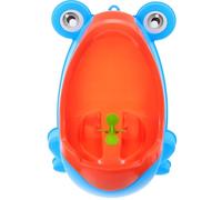 TOKIDNY Standing Frog-Shaped Urinal Potty Training with Rotating Water Wheel Hanging Cartoon Urinal for Boys Toilet Trainer for Mounting Hook and Fun Aim Target
