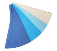TOKIDNY Star Folding Paper Strips 1080Pcs Gradient Blue for School Teaching and Holiday Decoration DIY Crafts