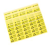TOKIDNY Static Warning Labels 200Pcs 55X25Mm Adhesive Electrostatic Stickers for Industrial Equipment and Electronic Devices Robust Construction