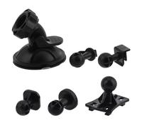 TOKIDNY Suction Cup Bracket Mounts for and Square Buckle Set Dashboard 6pcs Pvc with L Shaped Design Windshield Mounting, Prevents Shaking and Easy Installation Car for Cameras
