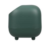 TOKIDNY Table Garbage Can Desktop Trash Can, Double-layer Press Lid, PP, Green, Lightweight Space-saving Cartoon Waste Bin for Office Tabletop, Home, Gift