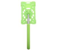 TOKIDNY Telescoping Rod Card Holder for Vehicle Access Cards, 1Pcs Green Plastic Id Badge Extension Stick for Parking and Toll Booth Use