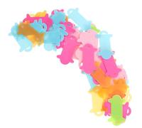 TOKIDNY Thread Bobbins Organizer 50Pcs Colorful Plastic Yarn Spools for Knitting and Crocheting DIY Household Hand Spool Knitter Accessories