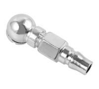 TOKIDNY Tire Inflator Chuck Air Compressor Attachment Silver Alloy with Compact Design and Simple Use for Vehicle and Tire Inflation, Suitable for Car and Bike Tyres