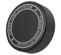 TOKIDNY Tuning Fork Activator for Sound Therapy Weighted Vibrational Healing Accessory Rubber Puck Compatible with Resonance Tuning Forks for Alternative Medicine and Musical Instrument