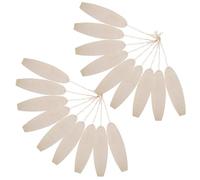 TOKIDNY Unfinished Wooden Surfboard Cutouts 30pcs for Crafts to Develop Balance and Coordination Skills Colourful Design Wooden Beach Signs for Hanging on Doors Or Trees