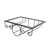 TOKIDNY Upside Down Red Wine Cup Holder Iron Art Kitchen Rack with Groove Space Saving Multi Functional Goblet Rack for Household Wine Storage and Display