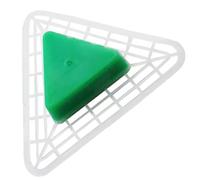 TOKIDNY Urinal Screen Deodorizer Triangle, Plastic Urinal Deodorizer Block, Anti-splash Fragrance, Green, for Bathrooms and Restrooms