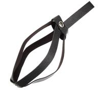 TOKIDNY Vintage with Portable and Easy to Install Design round Bottle Belt Artificial Leather Black for Renaissance Fair and Role-playing Accessories