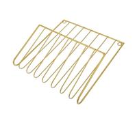 TOKIDNY Wall Mounted Metal Magazine Holder Sturdy Wire Document Organizer for Mail Books and Folders Minimalist Iron Rack for Kitchen Office and Home Decor with Easy Installation