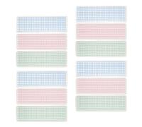 TOKIDNY Washi Cards 45Pcs Assorted Colour Paper Tape Sub-Packing Dispensers Sturdy Plastic Storage Boards 5.9 X 2 Inch for School and Office