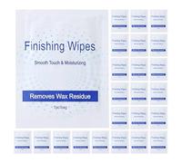 TOKIDNY Wax Removing Wipes with Glycerinum 50pcs Single-use Lightweight Non-woven Fabric Effective after Waxing Finishing Wipes for Skin for Home and Travel Use for Wax Enthusiasts