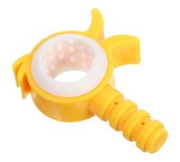 TOKIDNY Window Pole Hook for Awning and High Windows Lightweight Yellow Blind Opening Rod Tool with Pull Rod Clamp for Blind Curtain Assistance