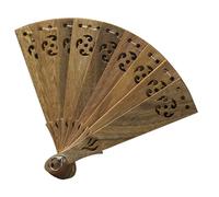 TOKIDNY Wood Folding Fan Pendant Mini Handheld Fan Keychain Bag Hanging Ornament Car Decor Durable Craft Birthday Valentine Christmas Graduation