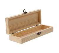 TOKIDNY Wooden Pencil Box Large Capacity Pen Storage Box School Supplies Boys and Girls Stationery