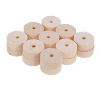 TOKIDNY Wooden Wheels for Crafting 50Pcs Small Round Unfinished 25Mm Diameter Suitable for Model Car Building and Creative Painting Projects