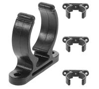 TOKIDNY Yacht Paddle Holder 4Pcs Black Nylon Hose Clamps for 38-42Mm Oar Suitable for Sailing and Rowing Accessories